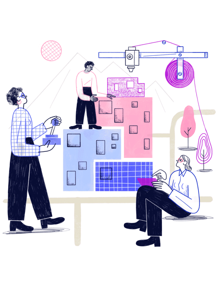 Von O auf 1OO -  Building. Housing. Living.